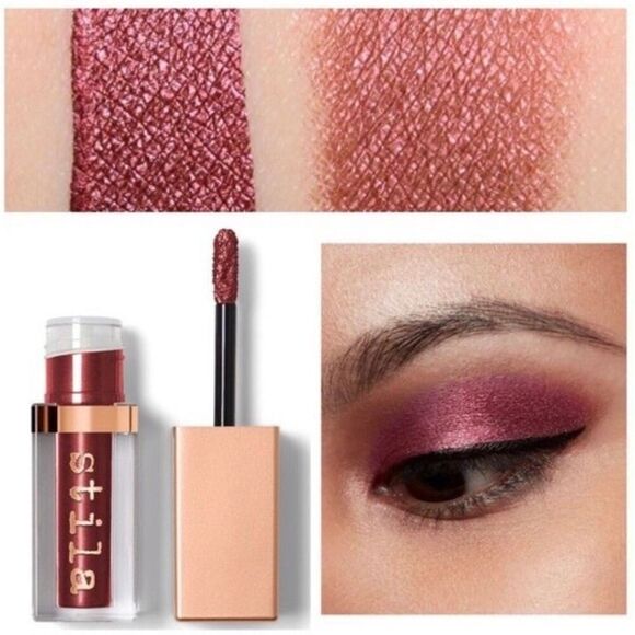 STILA - 🎉HP🎉 NWT - Shimmer & Glow Liquid Eye Shadow/“Pigalle”/Full Size & Boxed - Picture 8 of 12
